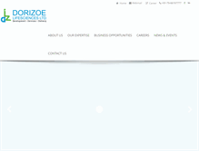 Tablet Screenshot of dorizoe.com